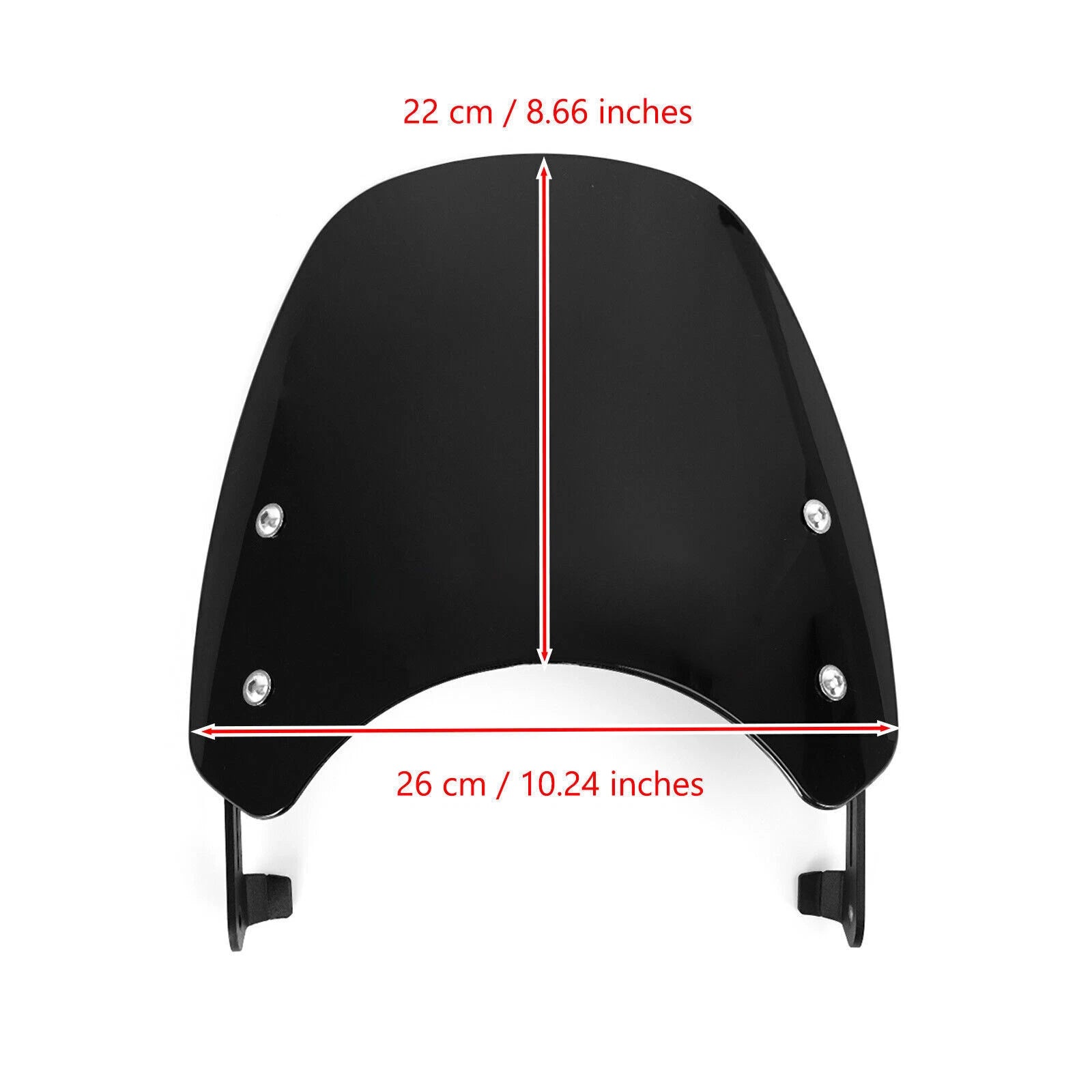 ABS Windshield for Speed Twin 1200 (2019–2021) BLKT9