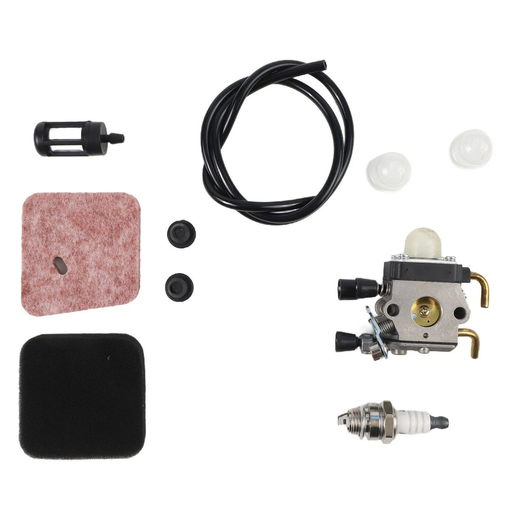 Carburetor Air Filter Fuel Line Kit for Stihl HS45 FC55 FS310 (2010–2023)