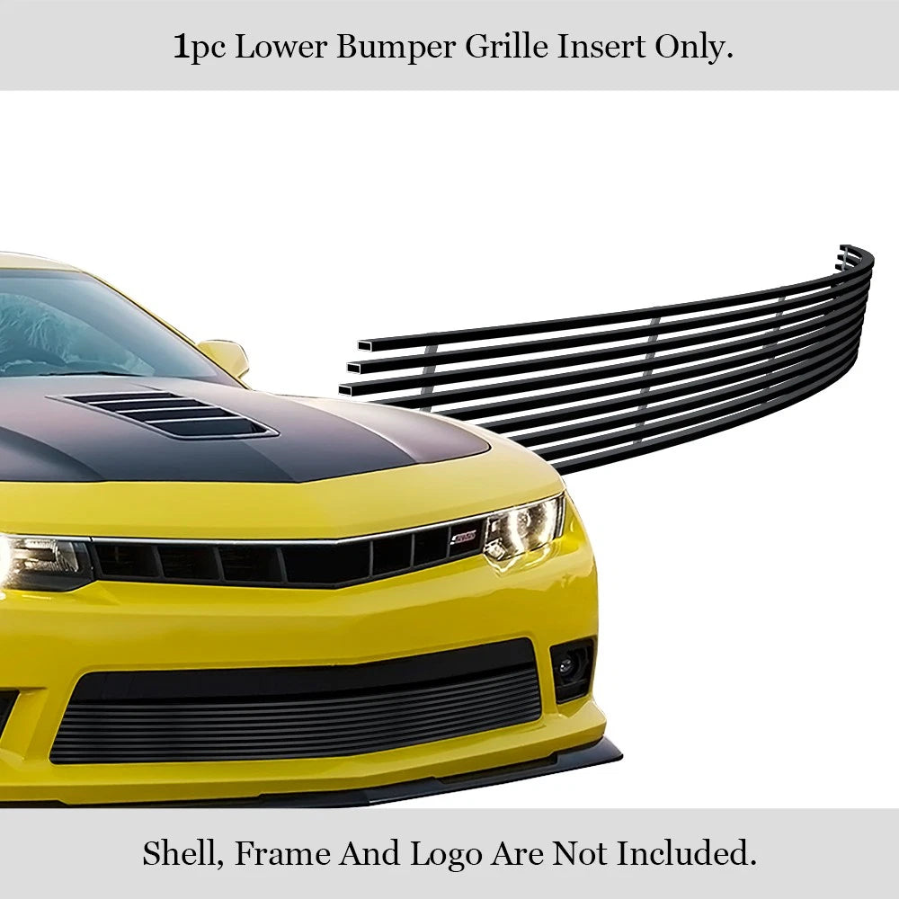 Stainless Black Billet Grille for Chevy Camaro LS/LT (2014-2015)