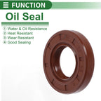 Set of 5 Oil Seal Rotary Shaft Seal FKM Rubber 22x42x8mm