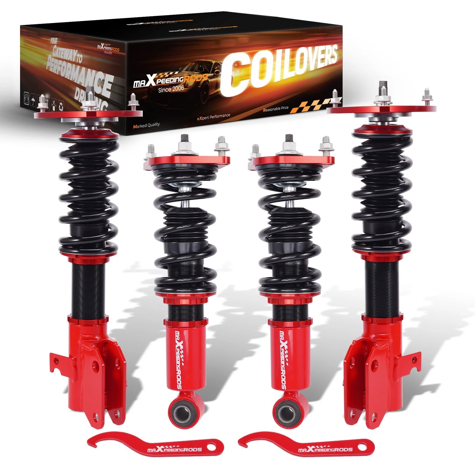 Adjustable Coilovers Suspension Lowering Kit for Subaru WRX STI (2015–2021)