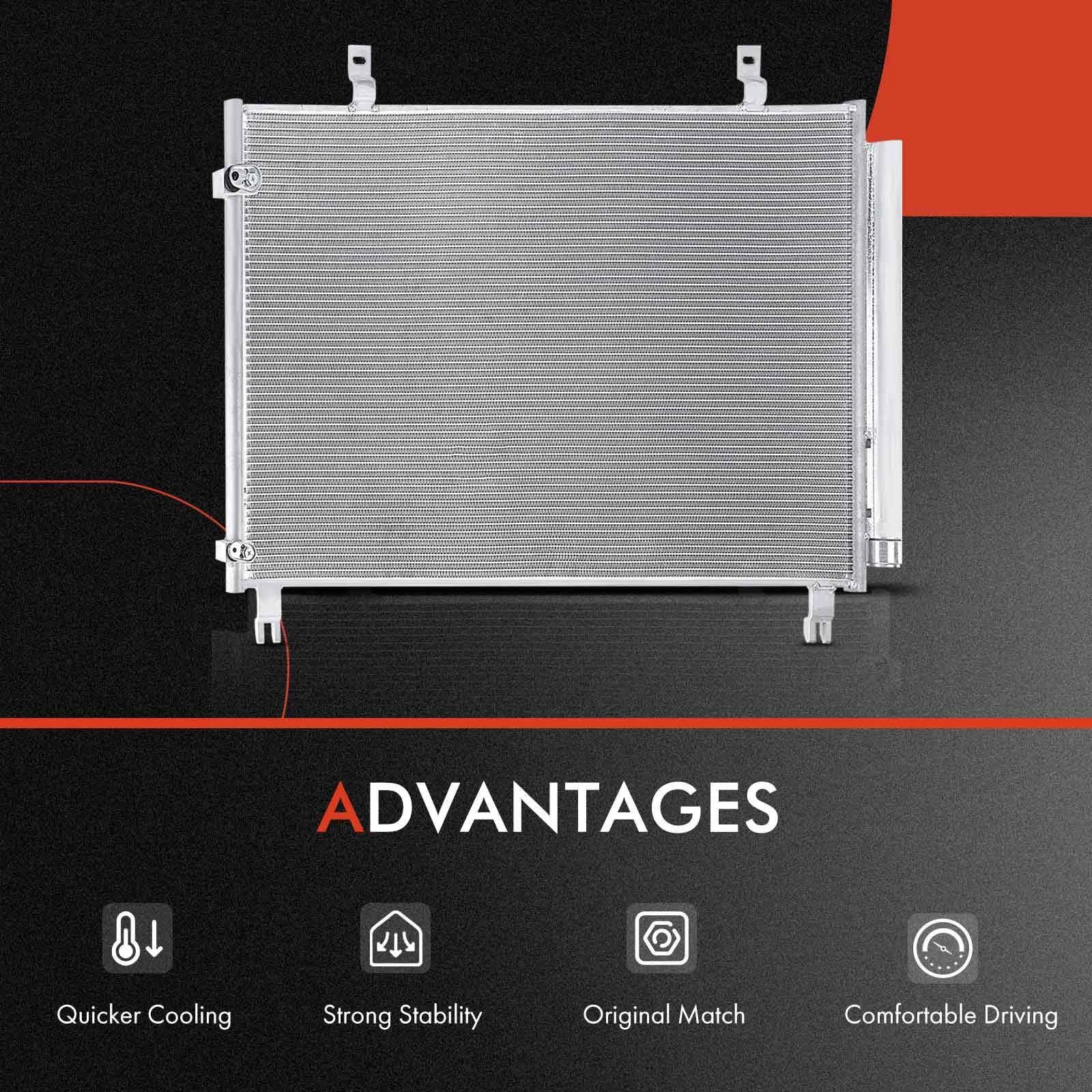 Radiator and AC Condenser Cooling Kit for Toyota Sienna (2011–2020)
