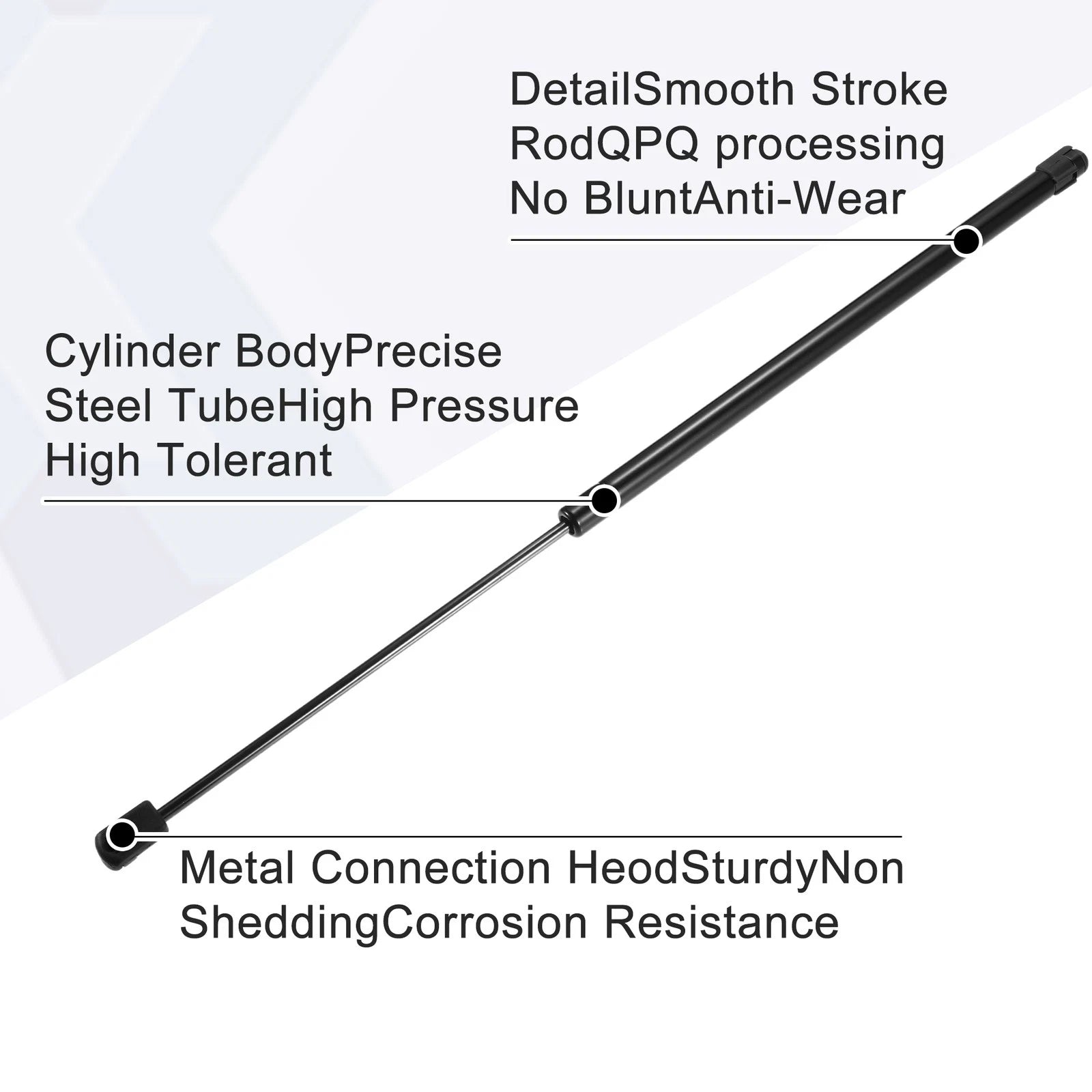 Set of 4 Rear Window Glass & Tailgate Lift Support Gas Struts for Buick Rainier (2004–2007)