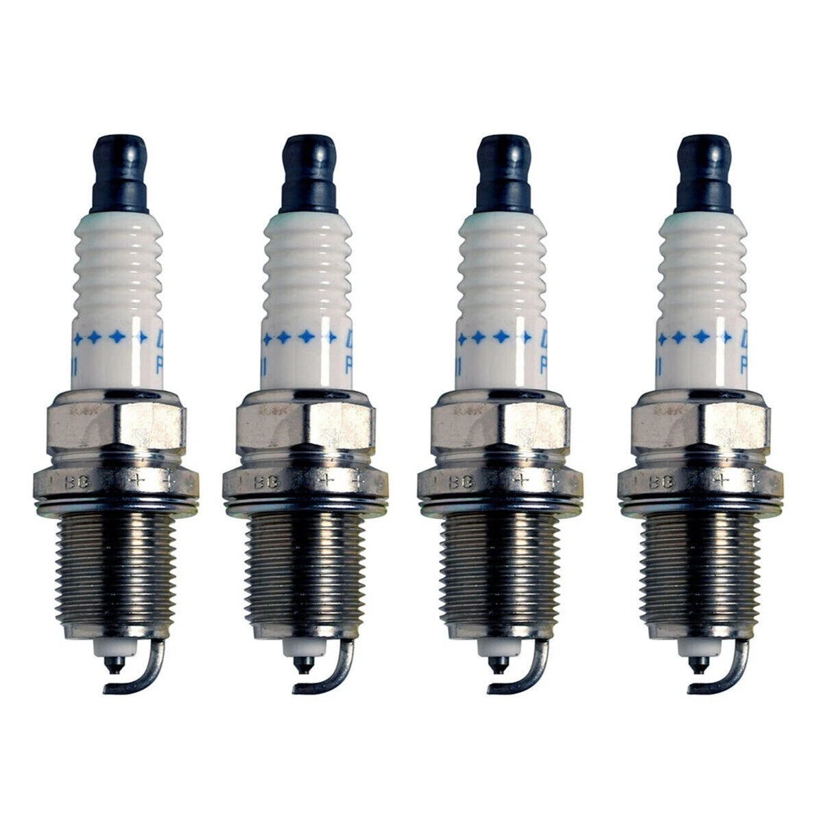 Set of 4 Denso Double Platinum Spark Plugs Gap 0.044 for Acura Dodge Honda Jeep (L4)
