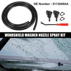 6 x Front Windshield Washer Nozzles for Chrysler 300C (2004-2010)