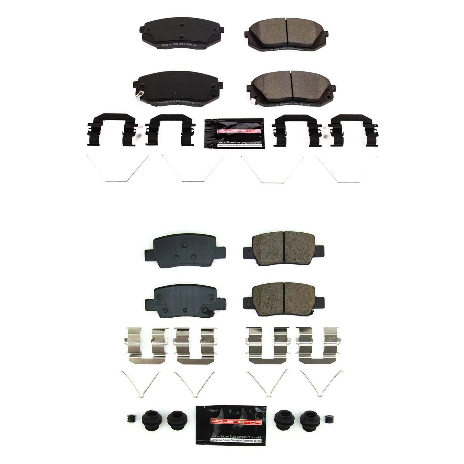 PowerStop Z23 Carbon-Fiber Ceramic Brake Pads Kit for Seltos SX (2021–2023)