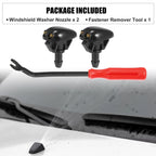 3X Front Windshield Washer Nozzle Kit 28931-3S500 for Nissan Frontier (1998–2004)