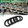 Set of 5 Oil Seals NBR Rubber 50x65x10mm for High Pressure Applications