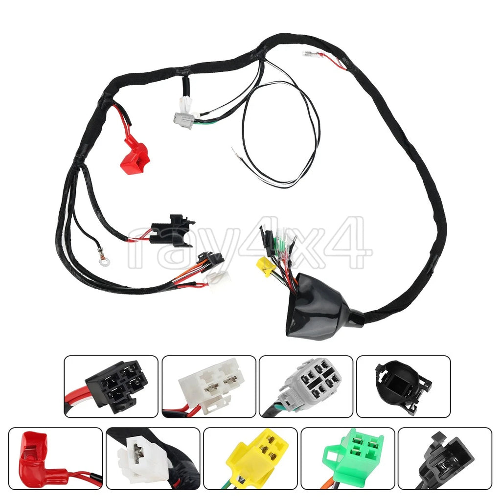 Wiring Harness for Suzuki QuadSport 80 LT80 (1996–2006) 36610-40B20, 36610-40B10