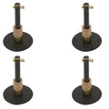 Set of 4 Heavy Duty Snow Plow Shoe Assembly for Sno-Way (Replaces 1303505)