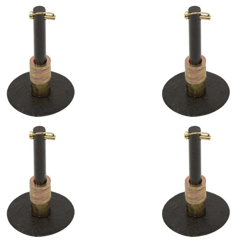 Set of 4 Heavy Duty Snow Plow Shoe Assembly for Sno-Way (Replaces 1303505)