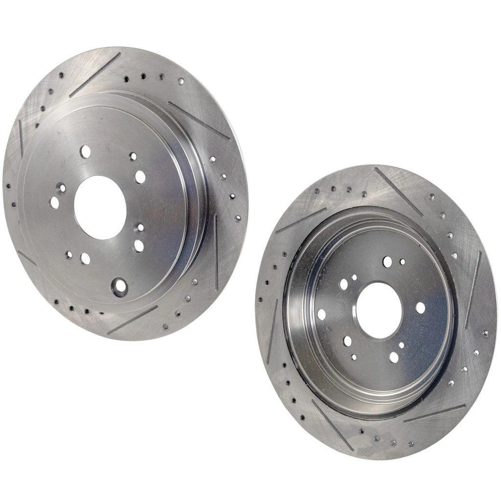 Rear Brake Disc Rotors for Honda Pilot Acura MDX (2001–2006)