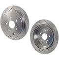 Rear Brake Disc Rotors for Honda Pilot Acura MDX (2001–2006)