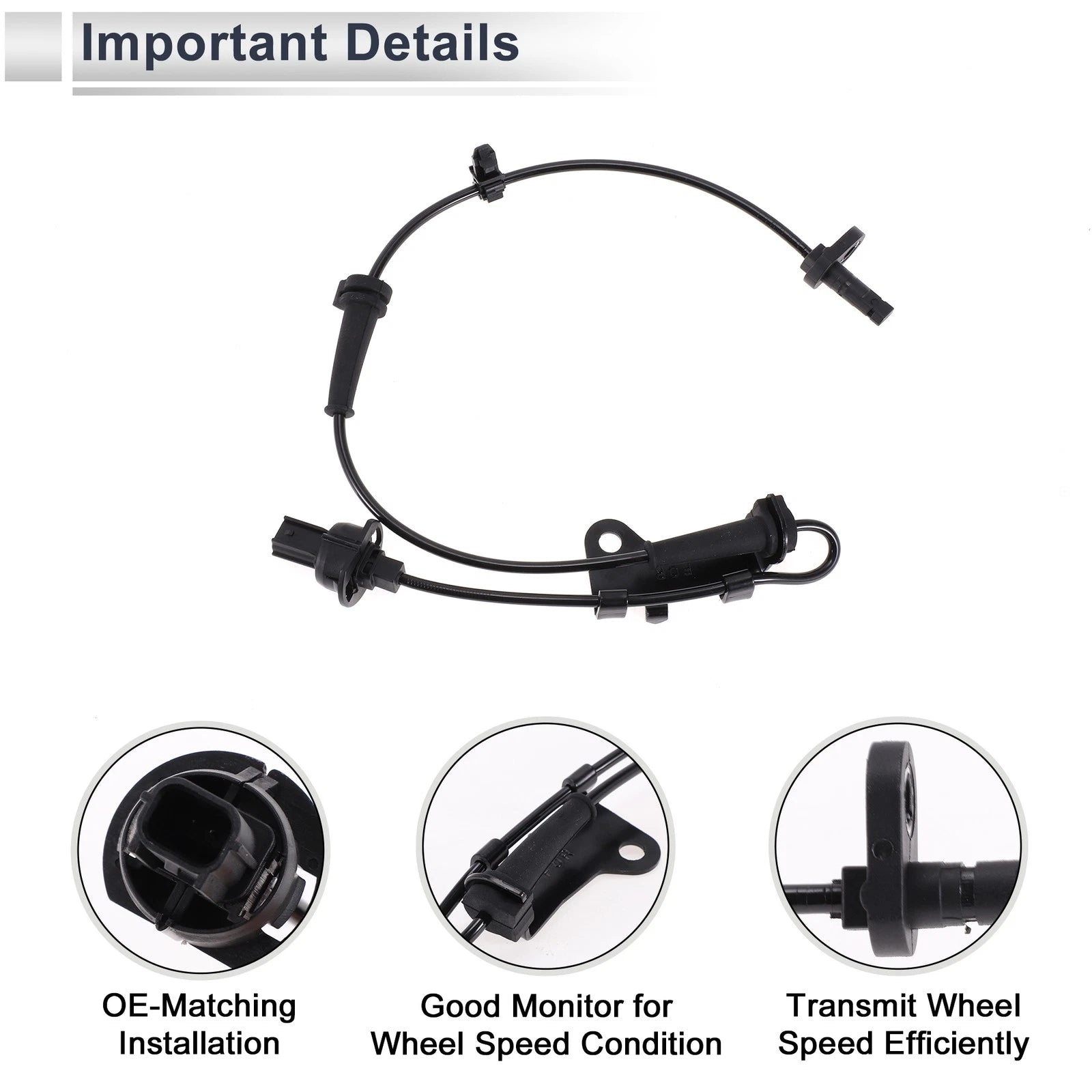 ABS Wheel Speed Sensor No. 57450TJ0M01 for Honda City GM3 (2002–2008)