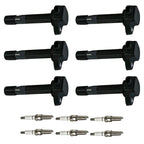 6X Ignition Coil & Spark Plug for Honda Odyssey (2008-2017)