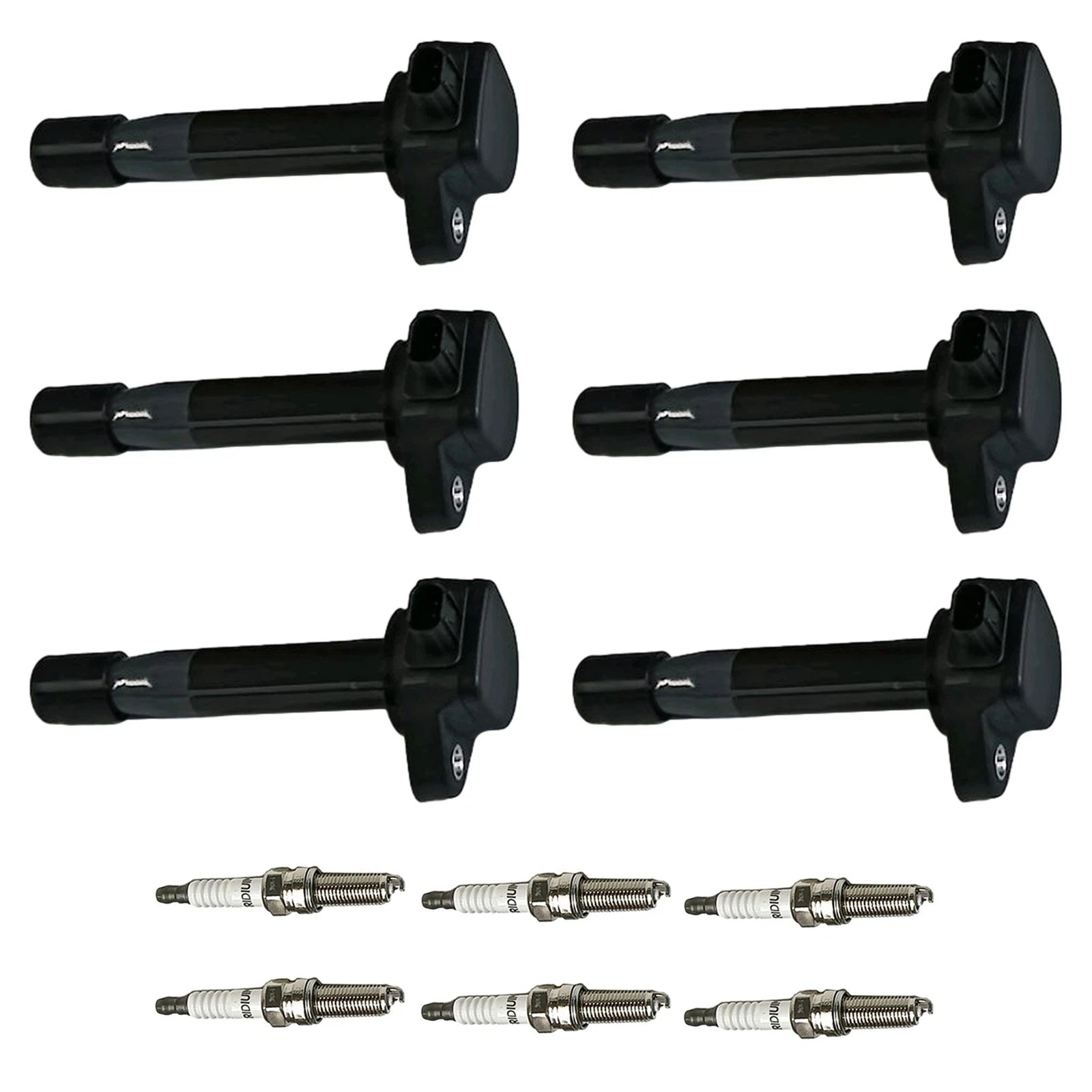 6X Ignition Coil & Spark Plug for Honda Odyssey (2008-2017)