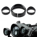Fog Light Trim Ring Bezel Cover for Harley Touring (7" 4.5")