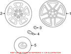 Genuine OEM Wheel Lug Nut for Lexus ES300 GS300 GS430 (1992–2005) 9094201058