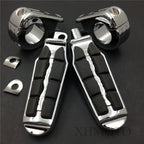 1 1/2" Highway Tombstone Offset Mount P Clamp Foot Peg for Harley Sportster