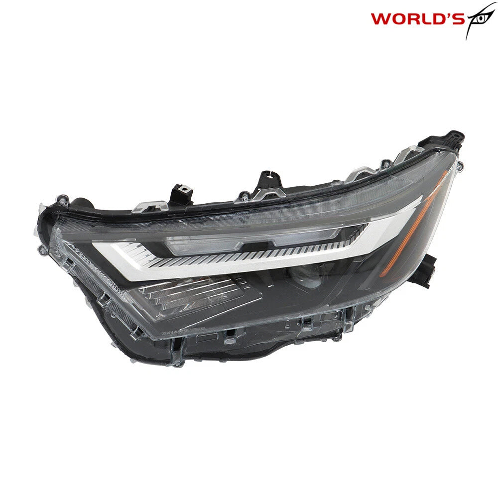 LED Headlight for Toyota RAV4 XLE (2022–2023) Clear Lens Left Side Black
