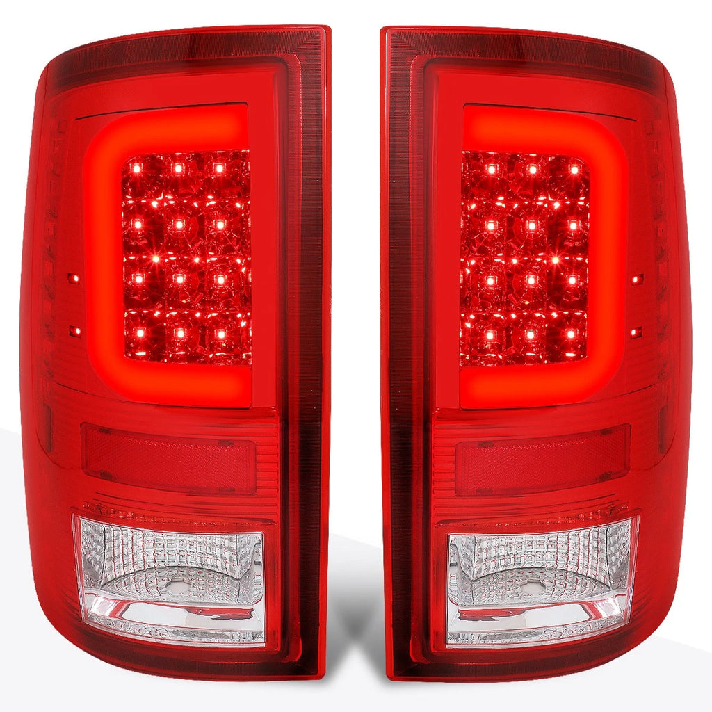 3D Polished Metal Red Emblem Decal for GMC Chevrolet