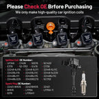 6x Ignition Coil & Iridium Spark Plug Kit for Suzuki Equator (2009–2012)