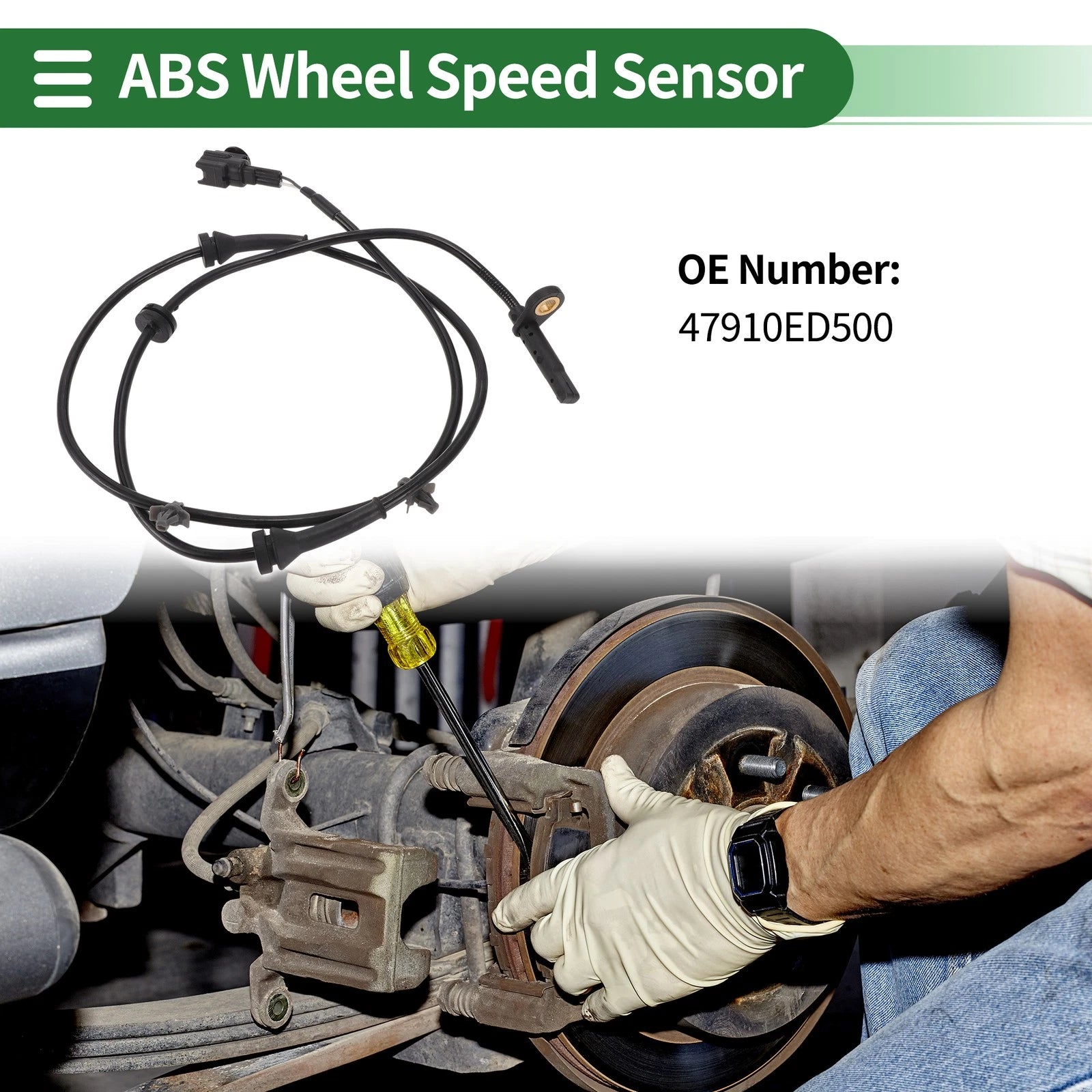 ABS Wheel Speed Sensor No. 47910ED500 for Nissan Sentra (2007–2011)
