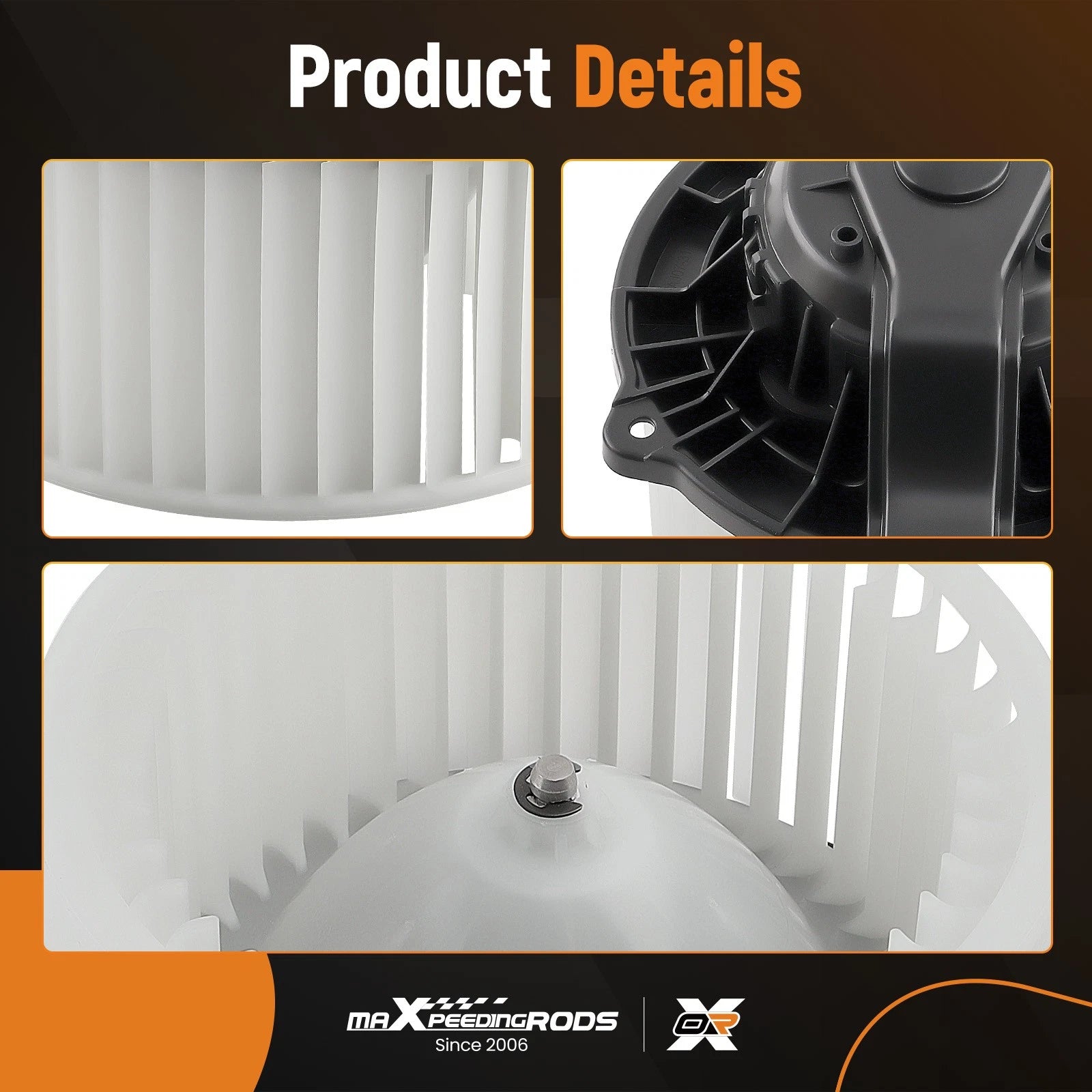 HVAC Blower Motor with Fan Cage for Kia Sorento (2015–2018) & Hyundai Santa Fe (2015–2018)
