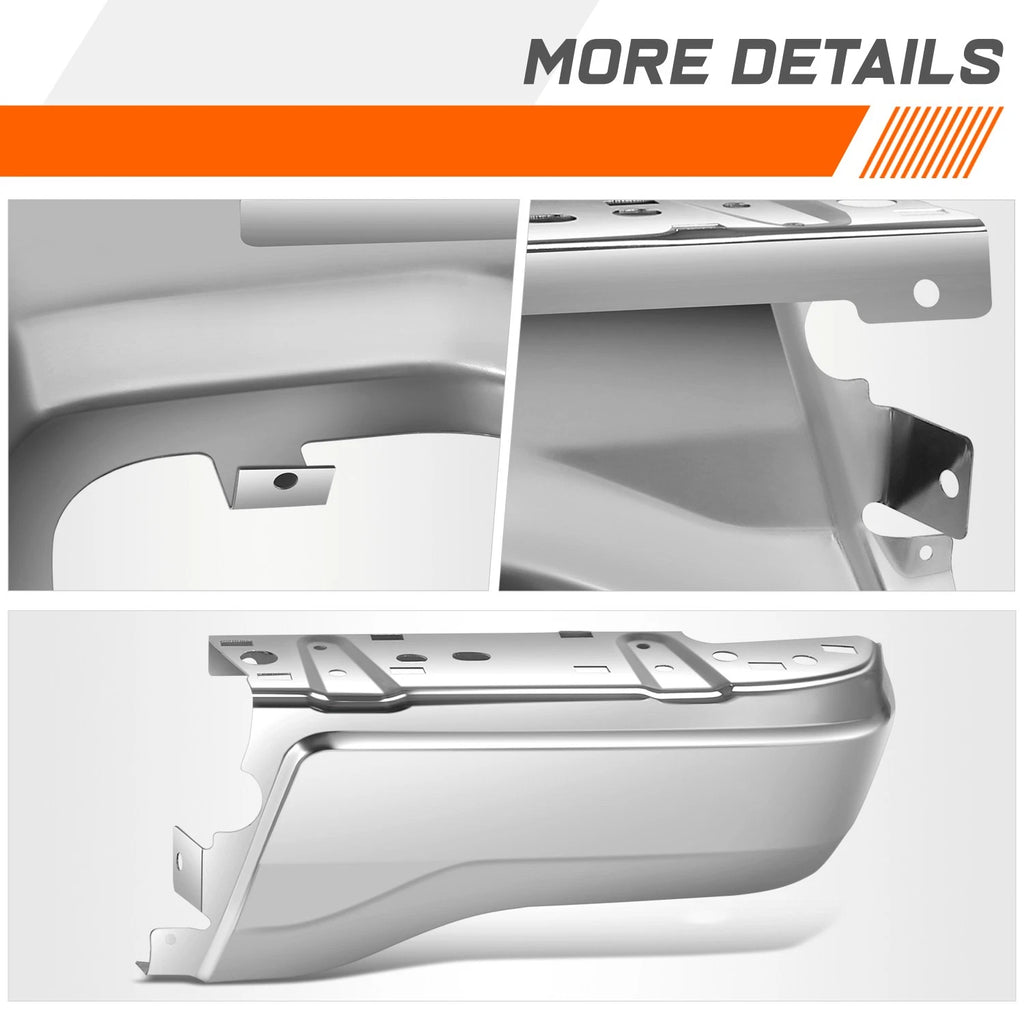 Rear Right Bumper End Cap for Ford Ranger (2019–2023) Chrome