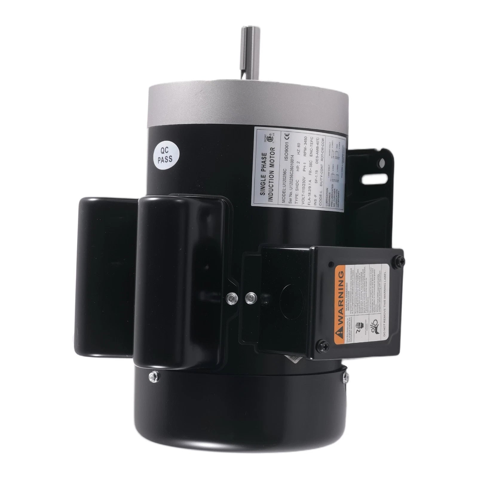 Electric Motor 56C 2HP 115/230V 3450RPM for General Purpose