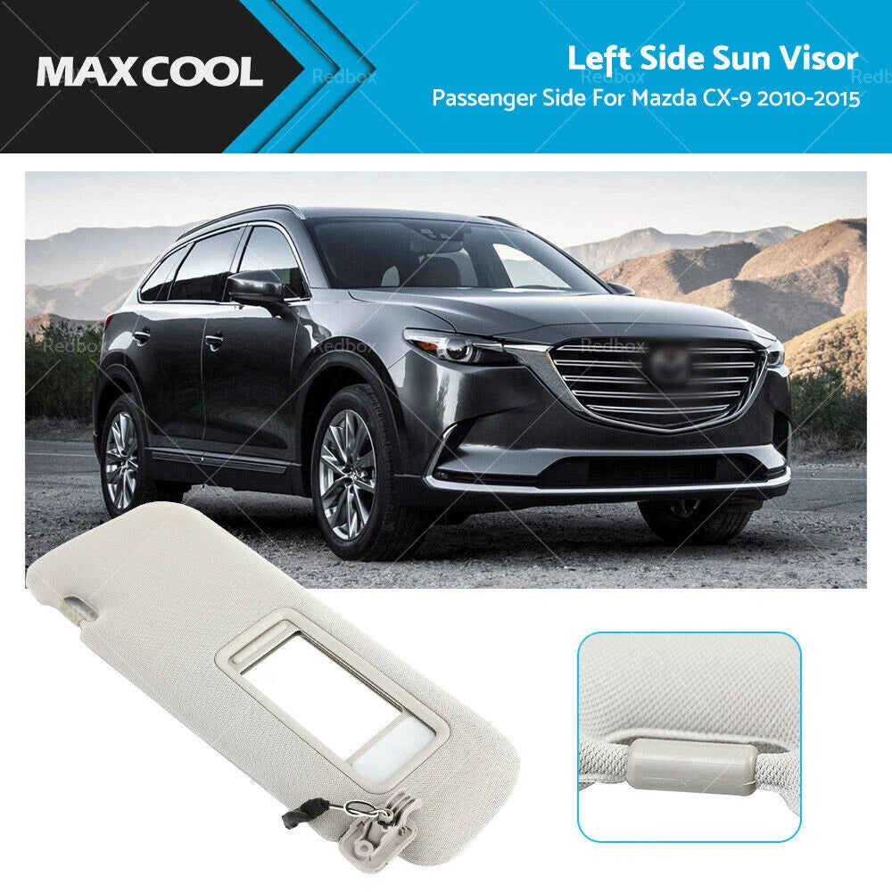 Left Sun Visor for Mazda 3 5 6 CX-7 CX-9 (2002–2015) TDY1-69-320