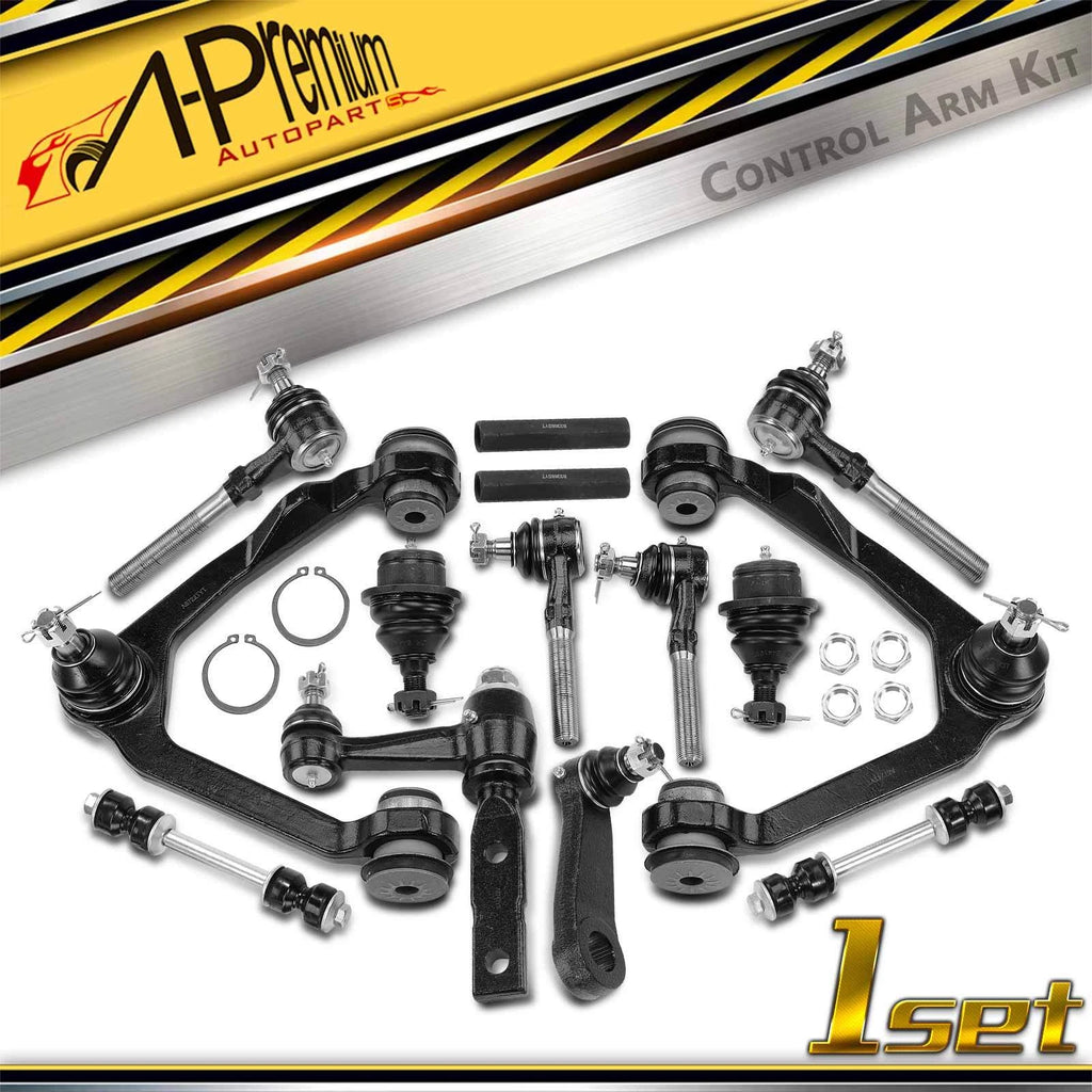 Set of 14 Front Control Arm Sway Bar Tie Rods for Ford F-150 F-250 (1997–2003)