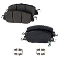 Set of 4 Brake Pads for Honda CR-V (2017–2024)