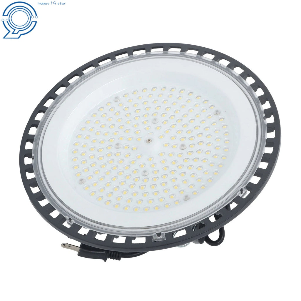 2X 150W UFO LED High Bay Light 18000LM with Hook Safety Rope