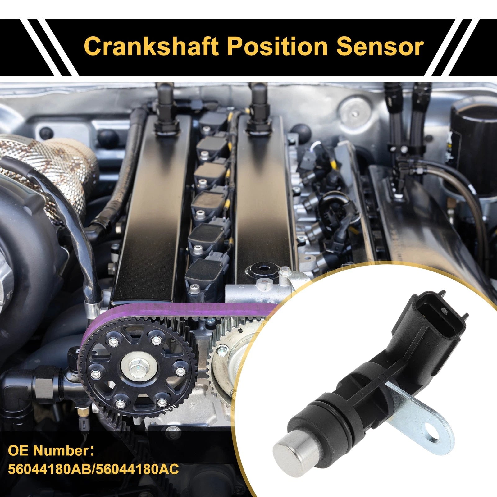 Crankshaft Position Sensor No.56044180AB for Dodge Ram 1500 (2001–2008)