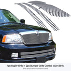 Stainless Chrome Billet Grille Insert for Lincoln Navigator (2005-2006)