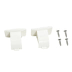 2X Wall Mounted Fishing Rod Storage Clips Holder Rack Organizer
