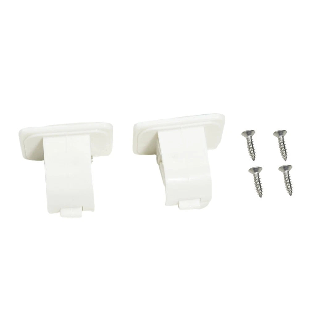 2X Wall Mounted Fishing Rod Storage Clips Holder Rack Organizer