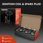 6x Ignition Coil & 6x Iridium Spark Plug for BMW 320i 325i (1992–1995)