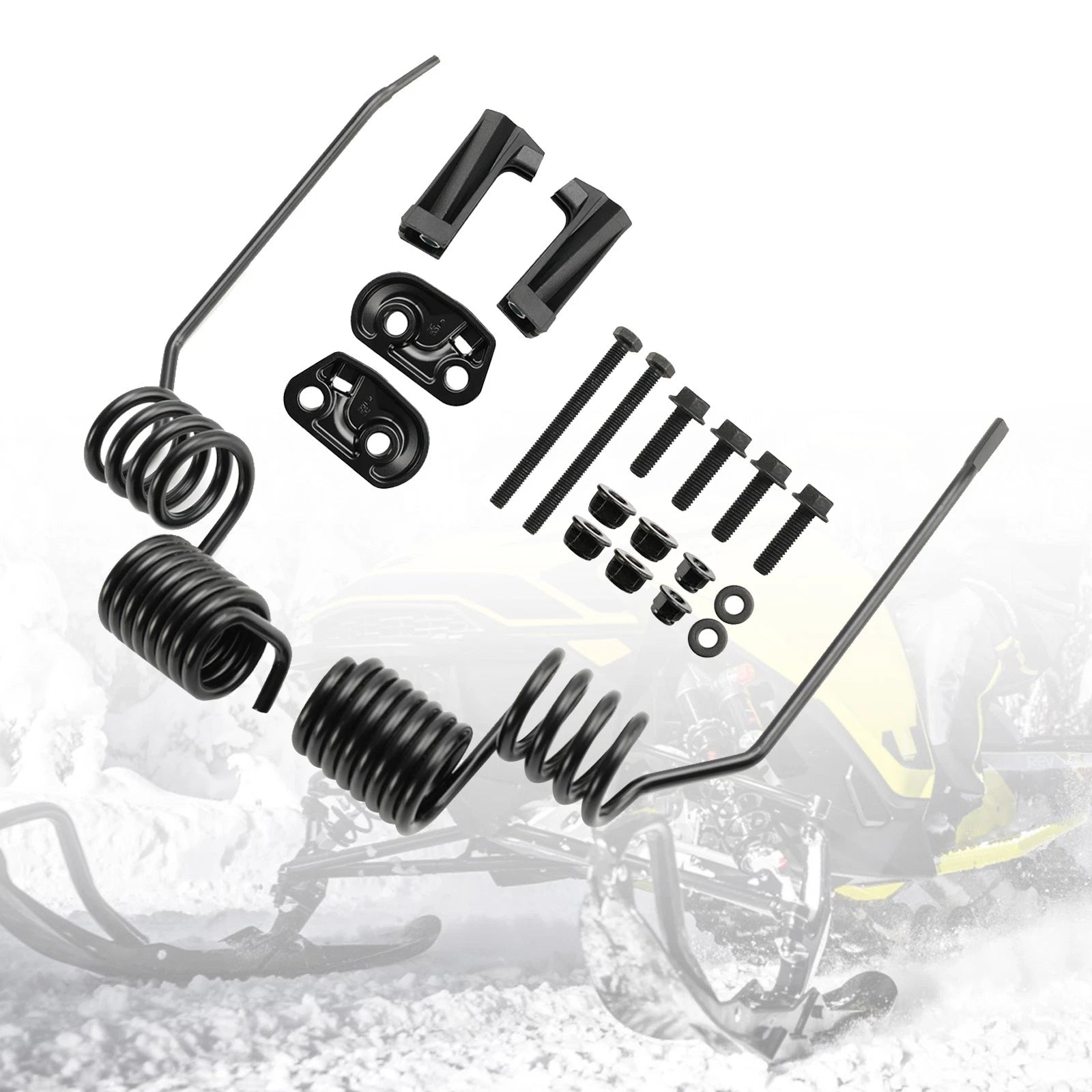 Ice Scratchers Rail Mount Spring Kit 860201728 for Ski-Doo 600 650 800 850 (US)