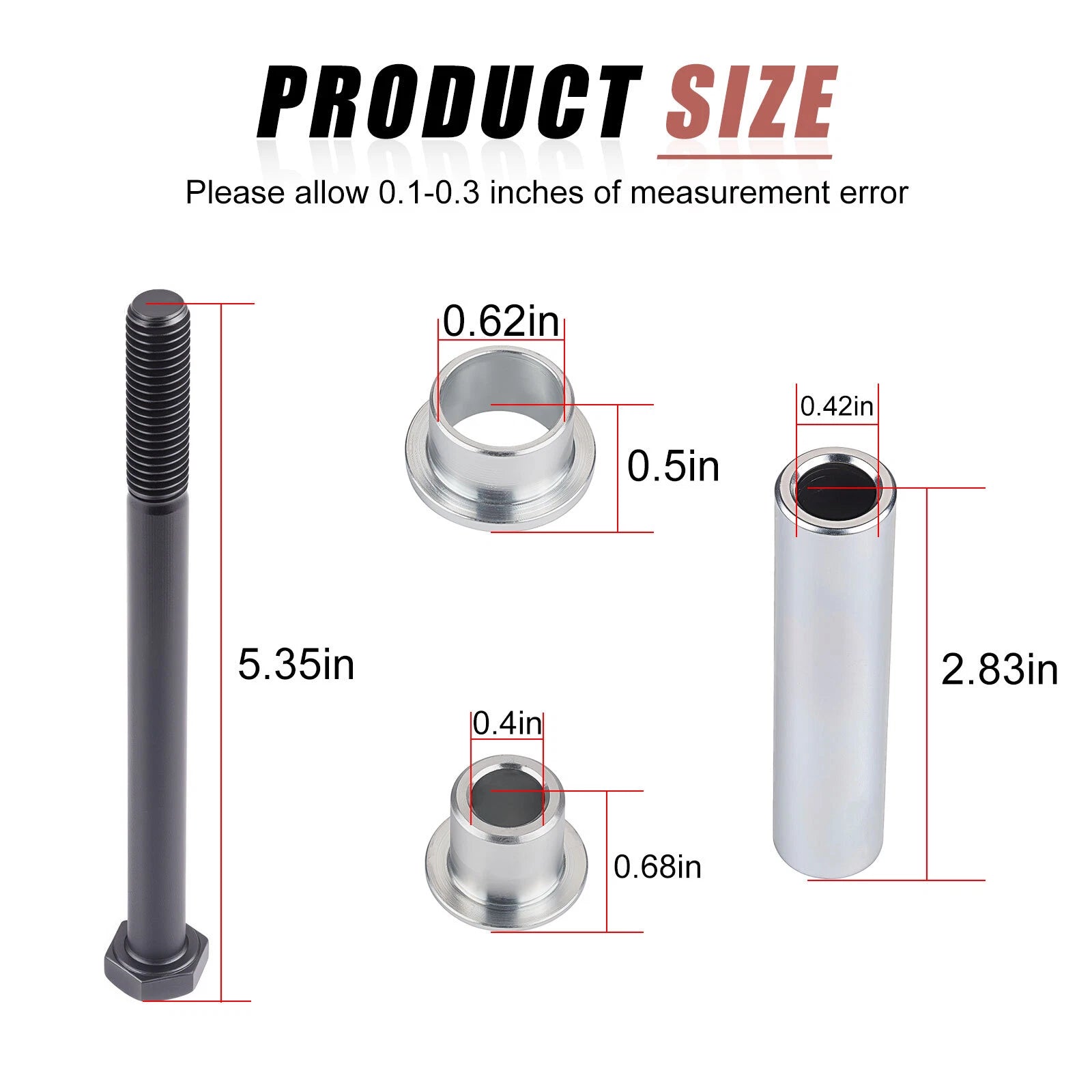 Front End Ski Leg Repair Kit for Ski-Doo REV XP Models (2008-2019)