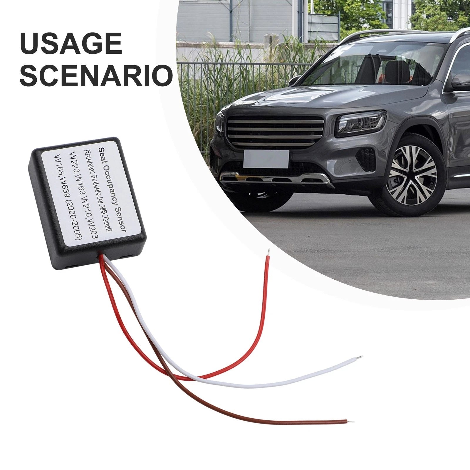 Seat Sensor Emulator for Mercedes W220 W163 W210 W203 W168 (2000–2006)