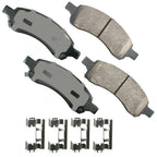 Front Brake Kit 325mm Rotors & Akebono Pads for Enclave Traverse Outlook (2008–2017)