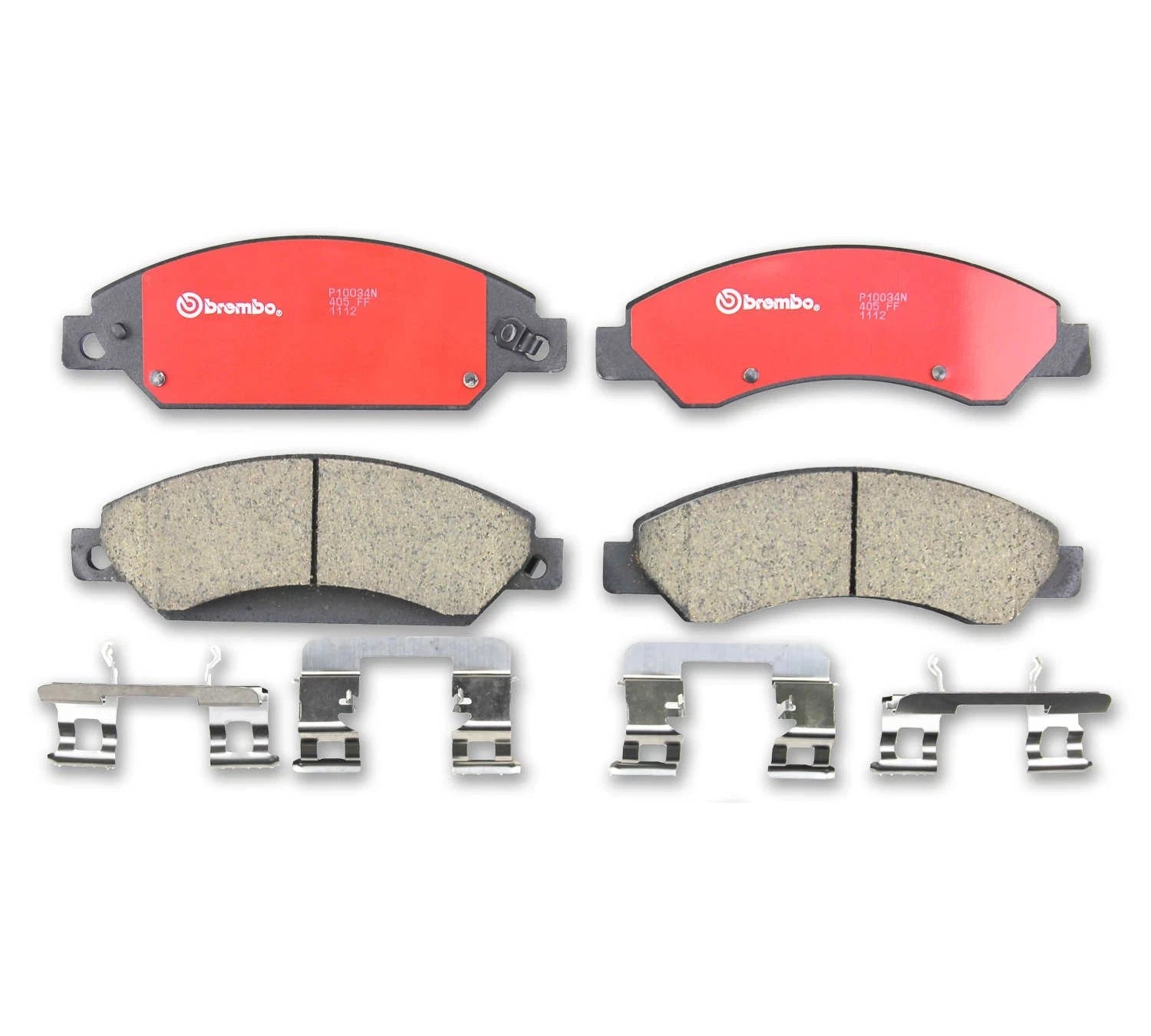 Set of 4 Front Ceramic Brake Pads for Cadillac Chevrolet GMC Sierra 1500