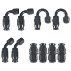 Braided Fuel Hose Line Kit 6AN Swivel Fittings 20FT for Automotive
