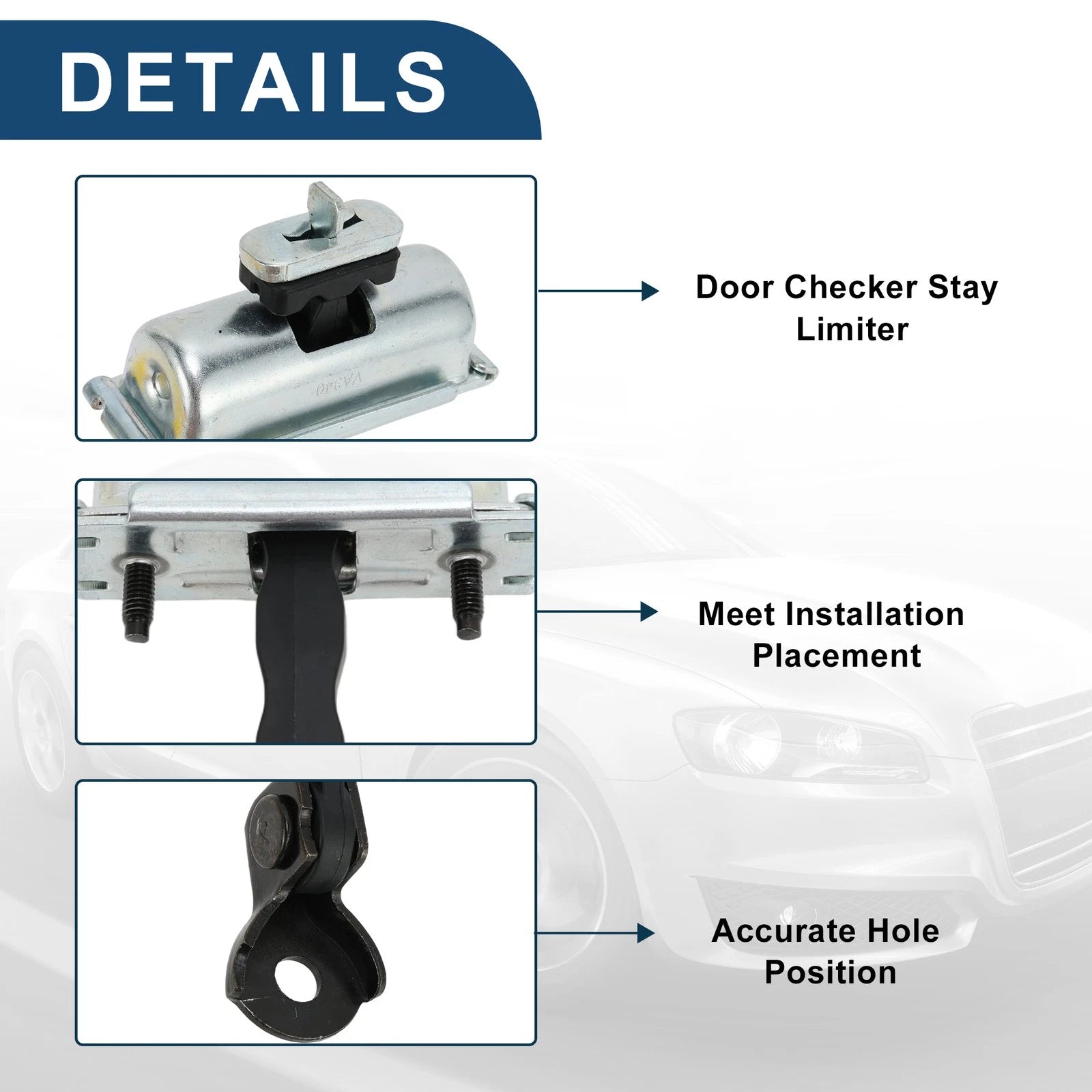 Door Check Strap for Ford Police Interceptor Utility 3.5L (2013–2019) No.BB5Z7823552A