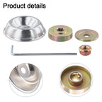 5 Piece Metal Gear Nut Set for Lawn Mower Maintenance