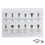 192pc Plastic Rivets Fastener for GMC Ford Toyota (Various Models)