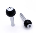 Door Lock Knobs Replacement for Cars Trucks SAE 10-32 (Black 8 Ball) (1)