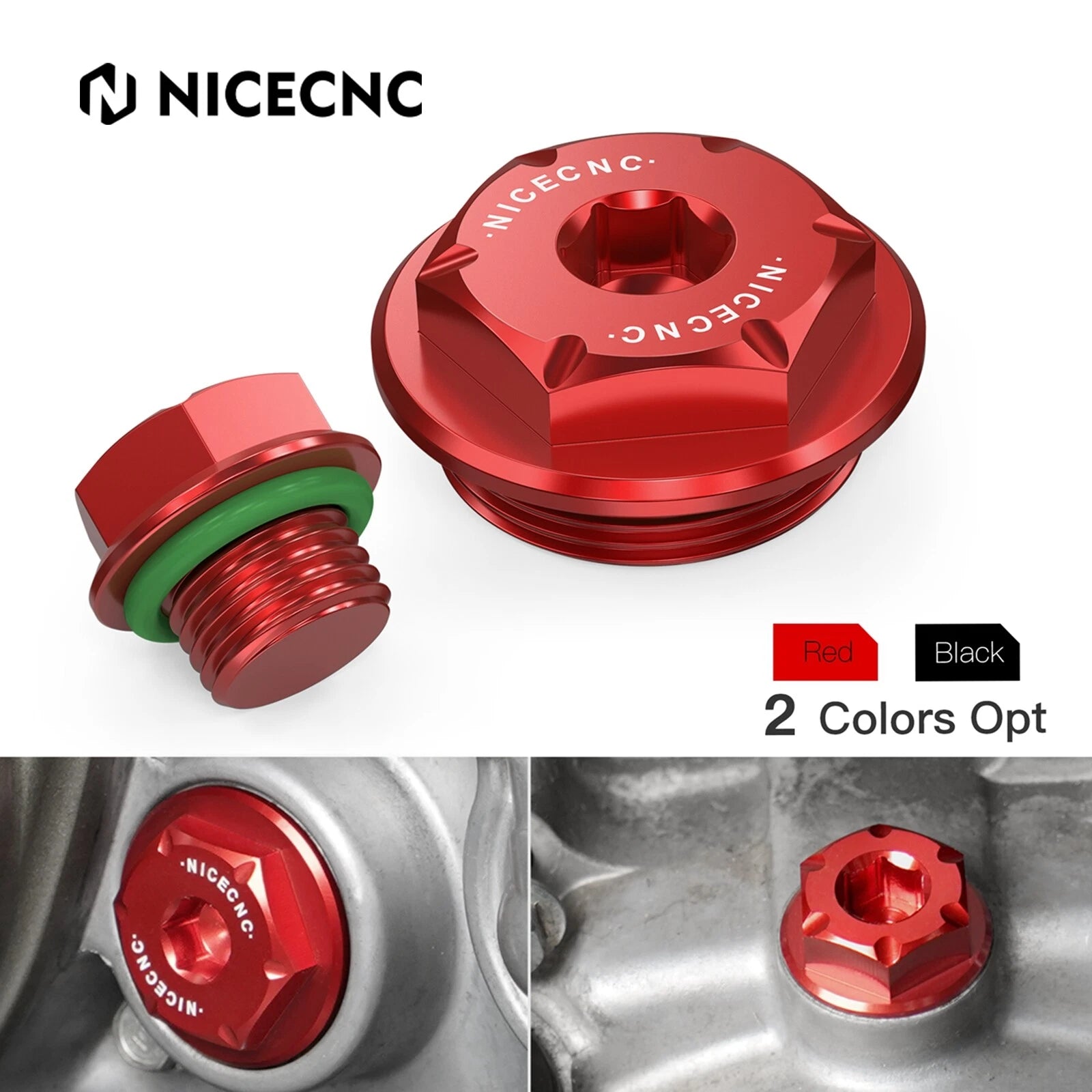 Timing Kit Aluminum Engine Screw Plugs for Honda TRX450ER TRX450R TRX400EX XR400 (2004–2014)